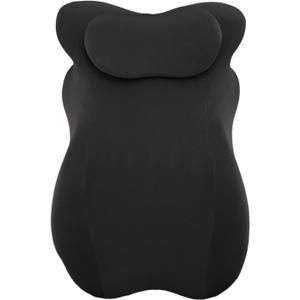 Memory Foam Wedge Pillow, Ergonomic Pressure Relief Multi Position Support, Perfect for Sleeping, Reading, and Massage Comfort (Black)