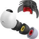 diofit/Galaxy Buds2 Pro Buds Eartips Compatible for Samsung & Beats (Silicone Black(SML))