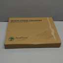 Luxury Acacia Kitchen Drawer Organizer - Silverware Organizer - Utensil Holder and Cutlery Tray with Grooved Drawer Dividers for Flatware and Kitchen Utensils (8 Slot), 17*12.4*2 inch