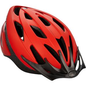 Schwinn Thrasher Helmet for Adults, Size 58-62 cm for Riders Ages 14+, Microshell, Adjustable Dial & Straps, Interior Padding, Air Vents, Lighted or Unlit, Visor, Adult Bike Helmet (Red) Size: Non-Lighted Schwinn Thrasher Helmet for Adults, Size 58-62 cm for Riders Ages 14+, Microshell, Adjustable Dial & Straps, Interior Padding, Air Vents, Lighted or Unlit, Visor, Adult Bike Helmet (Red) Size: Non-Lighted
