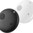 Air Tracker Tags 2-Pack, Waterproof IP67 | 90dB Loud, Bluetooth Tracker Works with Apple Find My (iOS only), Tracker Tag Locator for Keys,Luggage,Backpack etc