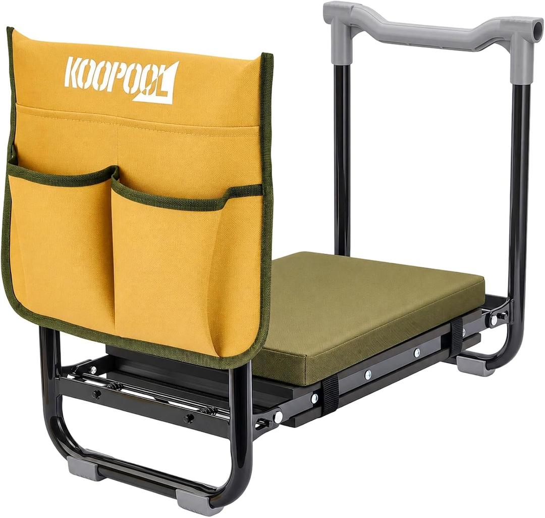 Garden Kneeler and Seat, Foldable Garden Stool, with Kneeling Pad & Bag
Garden kneeling pad, Garden stools for seniors, Gardening essentials, Gardening gifts
