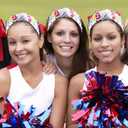 Gosuoa Game Day Knotted Headband for Women, Gameday Outfits Football Soccer Mom Essentials (1 Count (Pack of 1))