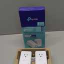 TP-Link AV1000 Powerline Ethernet Adapter Kit (TL-PA7017P KIT) - Passthrough, Noise Filtering, Gigabit Port, Plug Pair & Play, Network Adapter, Free Expert Support