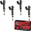 Set of 4 Fuel Injectors 16600-1KT0A FJ1192 Replacement Compatible with Nissan Versa 2012-2018 Versa 2019 Old Body Style Versa Note 2014-2016 1.6L L4 - Replaces 842-12379