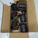 Bed Casters,Bed Frame Wheels Rollers,Brakes,Heavy Duty Locking Metal Swivel Casters for Bed Replacement Parts,Stem for Bed Frame Socket,for Furniture,Set of 6