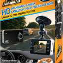 Armor All HD Dash Camera, 1080P Car Dashboard Camera with Suction Mount, Motion Detection, Night Vision IR, 2.4 LCD Screen, Supports Micro SD up to 32GB