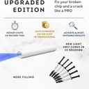 Bone & Almond Color Surface Repair Kit - Fix Chips & Defects in Minutes | Repair Tiles Bathroom Fixtures and Countertops with Ease | for Porcelain Ceramic Fiberglass Corian and Enameled Surfaces