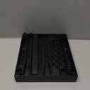 Locker Organizer Shelf Adjustable Width and Height, Ideal Locker for School, Office, and Gym Lockers (Black)