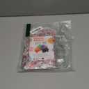 G2PLUS Valentines Gift Bags Organza 3x4in - 50Pcs Heart Organza Bags, Drawstring Sheer Mesh Jewelry Pouches Candy Bag for Wedding, Mother's Day, Party Favors (White Red)