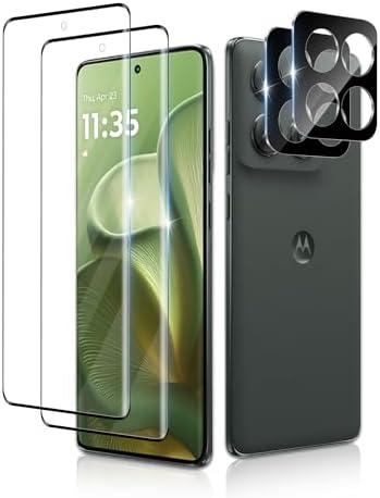 JZG 1 Pack Tempered Glass Screen Protector for Motorola Edge 2025, 2 Pack Lens Protector, 9H Hardness Bubble Free, Scratch Resistant, Bubble Free