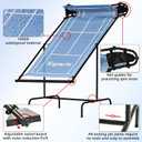 Ksports Tennis Rebounder Net Multi Racket Sports Trainer for Tennis, Pickleball, Padel, Squash & Racquetball Quick Assembly, Portable with Carry Bag, Standard