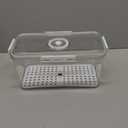 Bread Box for Homemade Bread Boxes for Kitchen Counter Airtight, Time Recording Bread Storage Container with Lid, Bread Containers Storage Airtight Loaf Bread Keeper, White