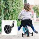 Pair of Black Bicycle Auxiliary Wheel Children's Bicycle Accessories,Training Wheels Kids Bike Children Training Bike Wheel