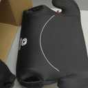 Diono Solana, No Latch, Pack of 2 Backless Booster Car Seats, Lightweight, Machine Washable Covers, Cup Holders, Black