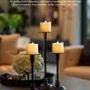 Homemory 24Pack 400+Hour Remote Control Flameless Candles, 2/4/6/8H Timer Led Votive Candles, Battery Operated Tea Lights for Wedding Table Centerpiece, Holidays, Halloween Pumpkins, Christmas Decor (White Base (Warm White Light))