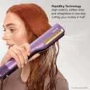 Shark SilkiPro Straight | Wet-to-Dry Hair Straightener + Rapid Blow Dryer | 3 Interchangeable Combs | Ultra-Fast Drying | No Heat Damage | for All Hair Types | Rose Petal | HT400PK