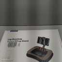 LULULOOK 2-in-1 Lap Desk & Kindle Pillow Stand, Laptop Desk Holder with Beanbag Cushion & Foldable Arm for 14" Laptop,iPad, Phone, 4.7-14.6" Tablet & Kindle Reading in Bed