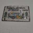 Camping Wall Decor Camper Adventure Tin Sign Rv Decorations For Inside Camper Happy Campers Gifts Metal Signs Campsite Decorations Farmhouse Rustic Home Decor