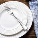 KEAWELL Premium Fine Verona 4-Piece 8 inch Fork Set  18/10 Stainless Steel, Heavy-Duty Mirror-Finished Flatware for Elegant Everyday Dining and Entertaining (4, Dinner Forks)