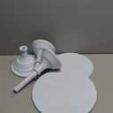 3 Pcs Cake Stand Set - Metal Round 8" 10" 12" Tiered Display Stands Cupcake Dessert Stands for Birthday, Wedding, and Party Decorations, Baby Shower (White)