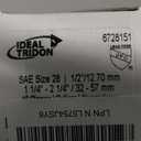 Ideal Tridon 6728M51#28 Stainless Steel Worm Drive Clamp with 316 Stainless Steel Screw 67M Series, 1-5/16" to 2-1/4" Diameter, 9/16" W (Pack of 10)