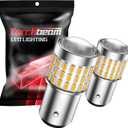  1157 Amber LED Car Bulbs, 2pcs - Full Brightness, Ultra Bright, Wide Application, Long Lifespan, Easy Installation