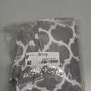 Smiry Round Picnic Tablecloth, Waterproof Elastic Fitted Table Covers for 36" - 44" Tables, Wipeable Flannel Backed Vinyl Tablecloths for Camping, Indoor, Outdoor, Grey & White