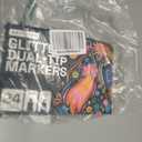 ARTISTRO 24 Sparkly Glitter Dual-Tip Paint Pens  Dazzling Markers with Acrylic Ink for Rock, Ceramic, Wood, Fabric, & More  Brush + Chisel Tips