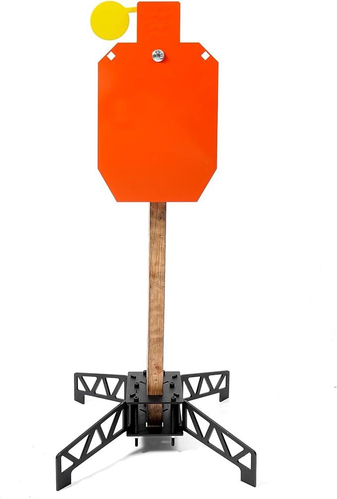 Ar500 Steel Targets for Shooting,Hostage Reactive Shooting Target 3/8" Thick with 3-in-1 Steel Targets Stand