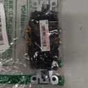 Leviton 15 Amp Decora Tamper-Resistant Duplex Electrical Wall Outlet, T5325, Brown