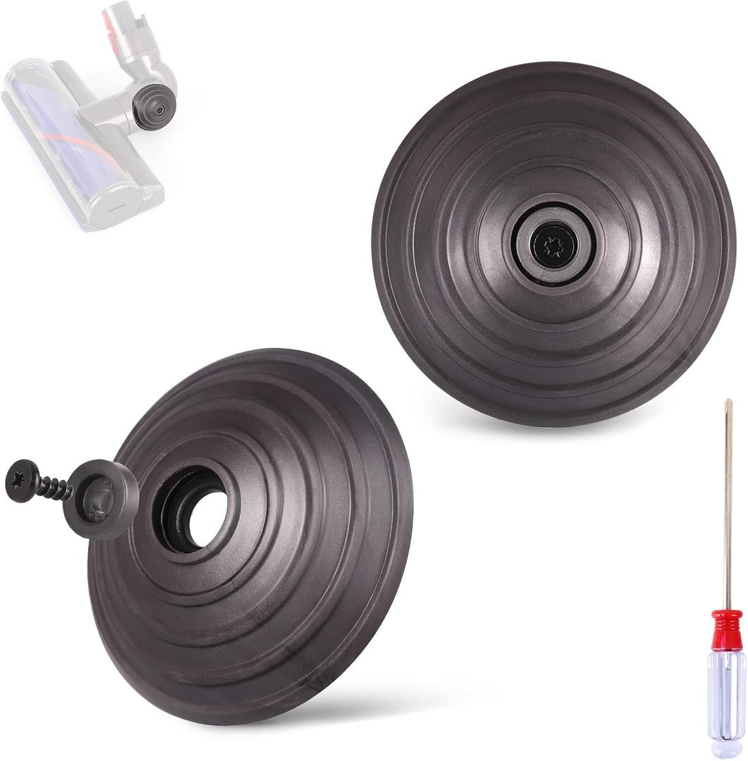 Ball Wheel Parts Compatible with Dyson Vacuum Cleaner, 35W 50W Wheels Compatible with Dyson V6 V7 V8 V10 DC58 DC59 DC62 Vacuum Cleaner Head Wheels Replacement Parts (For Direct Drive Head)