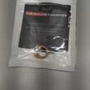 ThunderFit Silicone Rings for Women, Pear Rubber Engagement Wedding Bands 13.5mm Wide 5.5mm Thick 