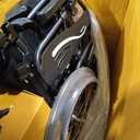 Karman Healthcare VIP515-18-E Foldable Tilt in Space, Diamond Black, 20" Rear Wheels and Elevating Legrests and 18" Seat Width