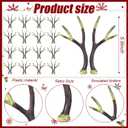 Jetec 12 Pcs Hunting Birthday Party Decorations Supplies Deer Hunting Birthday Decoration Table Centerpieces DIY Paintable Weddings and Camo Party Celebrations for DIY Crafts