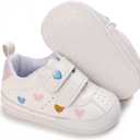 Clowora Baby Boys Girls Shoes Non-Slip Rubber Sole Sneakers Infant First Walking Toddler Crib Shoes Newborn Loafers Flats. (12-18 Months Infant, 11/Multi-color)