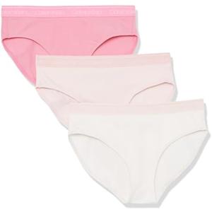 Calvin Klein Girls' Modern Cotton Bikini Panty, 3 Pcs, L