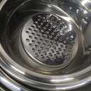 Umite Chef Mixing Bowls with Airtight Lids, 8PCS Stainless Steel Nesting Mixing Bowls Set, 3 Grater Attachments & Non-Slip Bottoms, Black Kitchen Bowls, Size 5, 4, 3.5, 2, 1.5QT for Baking & Serving