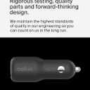 Belkin BoostCharge 42-Watt Dual Port Fast Car Charger w/30W USB-C & 12W USB-A Ports for iPhone 16, 16 Pro, Galaxy S25, S24, Pixel 9 & 8, Nintendo Switch 2 & More - Black