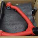 2-4" Lift Front Upper Control Arms for 2014-2018 Chevy Silverado GMC Sierra 1500, 2015-2020 Chevy Suburban 1500, Tahoe, GMC Yukon, Yukon XL, PU Bushing, 2 Replacement Ball Joints, Wrinkle Red