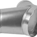 45 Degree 8 x 6 x 6 Inch Y Shape Duct Splitter - Metal 3 Way Connector - Galvanized steel - Duct Adapter - for Dryer Vent, Exhaust Fan, Hose, Home or Industrial HVAC Exhaust Ventilation