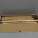 TVWOO Gold Decorative Crystal Curtain Rods:18-45" Heavy Duty Adjustable Window Curtain Rods for Bedroom Living Room,Brass Golden Modern Girly Acrylic Drapery Rods with Sheer Bling Diamond Finial,2Pack