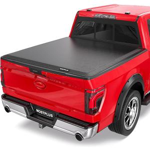 MOSTPLUS Roll-Up Soft Vinyl Truck Bed Tonneau Cover Compatible for 2009-2025 Ford F150 F-150 Short Bed On Top (5.5 FT Feed Bed)