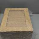 Kingrol Bamboo Cube Storage, Stackable Desk Drawer Organizer with Handle, Home Office Cubby Organizer for Entryway, Closet, Bedroom, Bathroom, 15 x 11.75 x 6.5 Inch