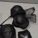 Kids Protective Gear Set Knee Pads for Kids 3-14 Years Toddler Knee and Elbow Pads with Wrist Guards 3 in 1 for Skating Cycling Bike Rollerblading Scooter (M(7-13Years), Black)