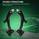 AUQDD 2Pc Suspension Front Lower Control Arm and Ball Joint Assembly Compatible With 2007-2009 2009-2011 Ho-nda CR-V (Replace # K620500 K620501 51360SWAA01 51350SWAA01 51360SWAE01 51350SWAE11)