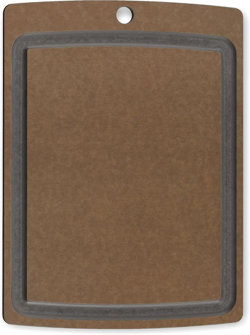 Cutting Board, Durable Cutting Board, Large, All-Rounder, Light Brown, Stylish and Sustainable Wood Fiber Material, Lightweight, Dishwasher Safe, Heat Resistant, Made in USA