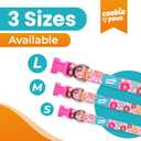 Soft Neoprene Padded Dog Collar and Leash Set for Large Dogs | Comfortable, Adjustable, Quick-Release, Durable, Breathable, Easy Clean, Cute, Fancy| Donut | Pink