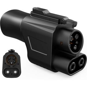 NACS to CCS Adapter, Fit for Tesla Supercharger to CCS1 Electric Vehicle Adapter, 500A 1000V TSL Charger Adapter for CCS1 EVs, for Ford EVs, GM, Rivian and V3/V4 DC Fast Charging Stations