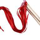Ribbon Stick Wands Streamers for Wedding Party Favor (Red-30PCS)